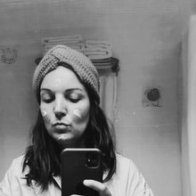 Cargar imagen en el visor de la galería, Diadema/turbante tejido algodón waffle